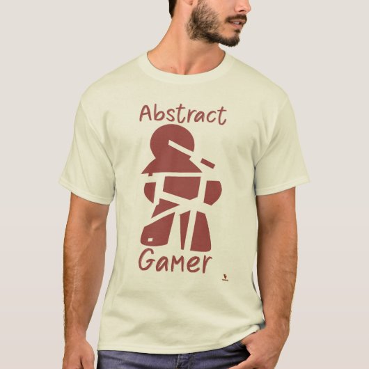 Abstrakt Gamer Fun Broken Meeple Gamer Theme T-Shirt (Vorderseite)