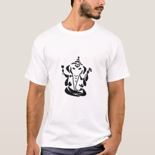 Abstrakt Ganesh - Bio Yoga Tee Shirt