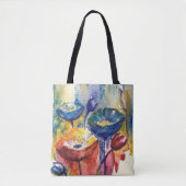 Abstrakt Garden All-Over-Print-Tasche Tasche (Vorderseite)