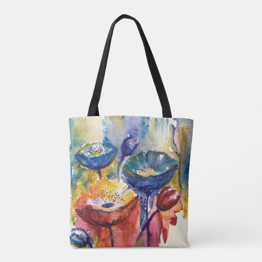 Abstrakt Garden All-Over-Print-Tasche Tasche (Rückseite)