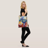 Abstrakt Garden All-Over-Print-Tasche Tasche (Am Model)