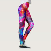 Abstrakt Garden Bloom Leggings (Rechts)