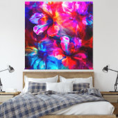 Abstrakt Garden Bloom Leinwanddruck (Insitu (Schlafzimmer))