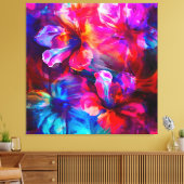 Abstrakt Garden Bloom Leinwanddruck (Insitu (Wohnzimmer))