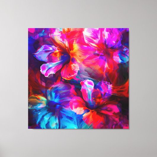 Abstrakt Garden Bloom Leinwanddruck (Vorderseite)