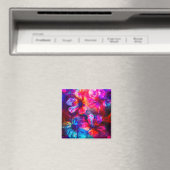 Abstrakt Garden Bloom Magnet (In Situ (Geschirrspüler))