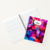 Abstrakt Garden Bloom Notizblock (Innenseite)