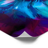 Abstrakt Garden Bloom Poster (Ecke)