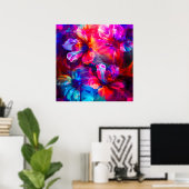 Abstrakt Garden Bloom Poster (Heimbüro)