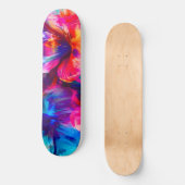 Abstrakt Garden Bloom Skateboard (Vorderseite)