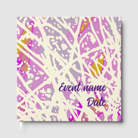 Abstrakt Gästebuch (Vorderseite)