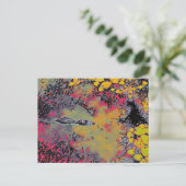 Abstrakt Gator Postkarte (Stehend Vorderseite)