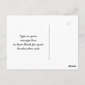 Abstrakt gebettetes, grün rosa Mosaik aus Glas Postkarte (Rückseite)