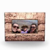 abstrakt gebrannter Siena-Marmor-Granit personalis Fotoblock (Vorderseite)