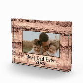 Abstrakt gebrannter Siena-Marmor-Granit personalis Fotoblock (Rechts)