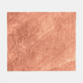 Abstrakt gebürstete metallische Kupferoberflächen. Fleecedecke (Vorderseite (Horizontal))