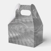 Abstrakt gebürstetes Metall Geschenkschachtel (Rückseite)