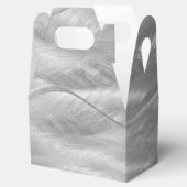 Abstrakt gebürstetes Metall Geschenkschachtel (Geöffnet)