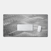 Abstrakt gebürstetes Silbermetall Schreibtischunterlage (Tastatur & Maus)