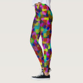 Abstrakt gefärbtes Muster Leggings (Links)