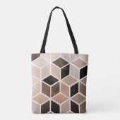 Abstrakt gefliester Hintergrund. Tasche (Rückseite)