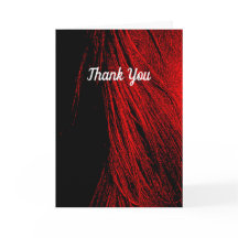 Abstrakt geklappte Grußkarte aus Rotpferd