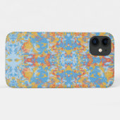 Abstrakt-Gelb-Blau-Exklusivmuster Case-Mate iPhone Hülle (Rückseite (Horizontal))