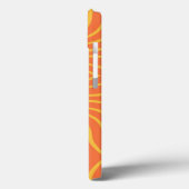 Abstrakt gelb und orange Case-Mate iPhone hülle (Rückseite / Links)