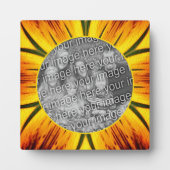 Abstrakt-Gelbbraun hinzufügen Sie Ihr eigenes Foto Fotoplatte (Vorderseite)