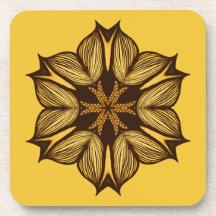 Abstrakt-Gelbe Blume