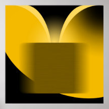 Abstrakt Gelbe Luxus mit schwarzer AP0004