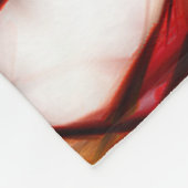 Abstrakt Gelbe Rose Kunstblumenleuchte Fleecedecke (Ecke)