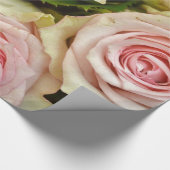 Abstrakt Gelbe Rosen Garten Elegante Geschenkpapier (Ecke)