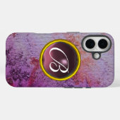 ABSTRAKT GEM MONOGRAM lila Case-Mate iPhone Hülle (Rückseite (Horizontal))