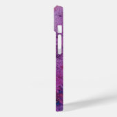 ABSTRAKT GEM MONOGRAM lila gelb Case-Mate iPhone Hülle (Rückseite / Links)