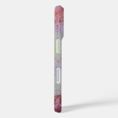 ABSTRAKT GEM MONOGRAM lila gelb Case-Mate iPhone Hülle (Rückseite / Rechts)