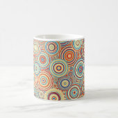 Abstrakt Generative Kunstfarbe Kaffeetasse (Mittel)