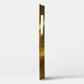 Abstrakt generierte Vintage Mustergrafik Case-Mate iPhone Hülle (Rückseite / Links)