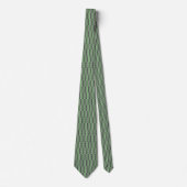 Abstrakt Geometric 030724 - B&W mit Sage Green Krawatte (Vorderseite)