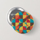 Abstrakt Geometric 110421v5 Button (Vorne & Hinten)