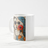 Abstrakt Geometric Kiss Kaffeetasse (Vorderseite Links)