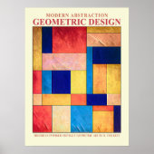 Abstrakt Geometric No. 2 Poster (Vorne)