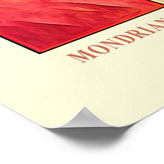 Abstrakt Geometric No. 2 Poster (Ecke)