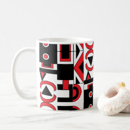 Abstrakt Geometrie Modernes Cool Kaffeetasse