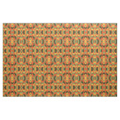 Abstrakt geometrisch 3-D Orange Green Modern Stoff (Yard (91,4 cm))