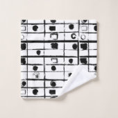 abstrakt geometrisch badhandtuch set (Waschlappen)