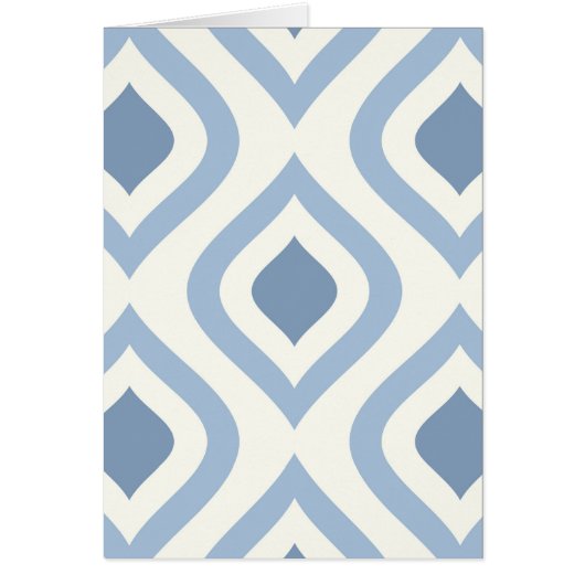 Abstrakt geometrisch, blau und weiß (Vorne)