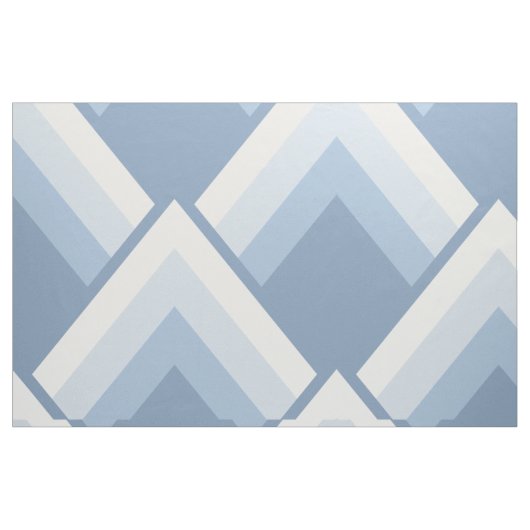 Abstrakt geometrisch, blau und weiß 2 stoff (Fat Quarter (45,7 x 55,9 cm))