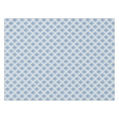 Abstrakt geometrisch, blau und weiß 2 tischdecke (Vorderseite (Horizontal))