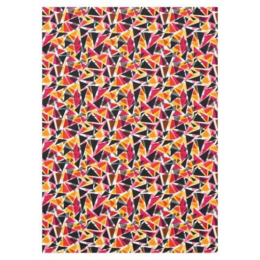 Abstrakt, geometrisch, dreieckig, geometrische For Tischdecke (Vorderseite)